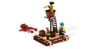 LEGO PIRATES Le radeau des pirates et la pieuvre 2009